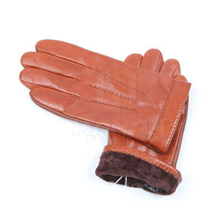 ถุงมือหนังคนขับแบบเต็มนิ้วงานตามสั่งหน้าจอสัมผัสแบบยืดหยุ่นทนทานต่อการบาดใช้งานกลางแจ้ง - Product Image 1