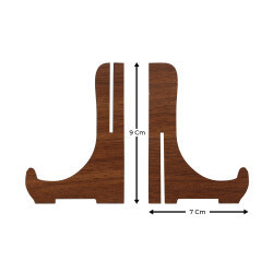 Espositore in legno 9 cm-noce - Product Image 2