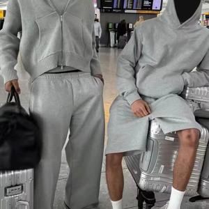 Ensemble de survêtement personnalisé pour fabricants de vêtements : survêtement de sport ample de haute qualité avec pantalon de jogging et sweat à capuche - Product Image 3