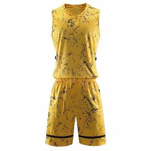 Tenues de basketball d'été personnalisées de haute qualité, respirantes, design 2025, logo d'équipe, sublimation, 100% polyester, sans manches, personnalisées - Product Image 3