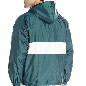 Veste coupe-vent pour homme, nouveau design, col montant, logo sur le devant, demi-zip, toile décontractée, saison hivernale, service OEM disponible - Product Image 6