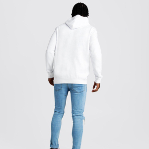 Pull-over à capuche personnalisé pour hommes 100% coton Polaire d'hiver lourde Séchage rapide Respirant Coupe ajustée Écran uni Imprimé Design 3XL - Product Image 5