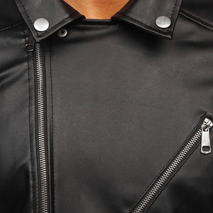 Vêtements de mode Veste en cuir décontractée de haute qualité/Veste en cuir coupe-vent respirante pour hommes - Product Image 6