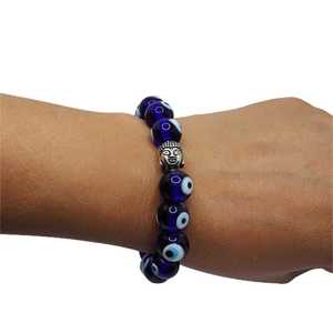 NOVAMART Fine Unisex Evil Eye <b>Bracelet</b> From Arihant Gems & Jewels Astrological Gemstone Positive Effect for Men Women Reiki/Yoga - Product Image 2
