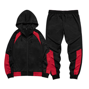 Veste de sport décontractée pour hommes de haute qualité pour automne hiver ensemble de manteaux à fermeture éclair respirants en deux pièces - Product Image 5