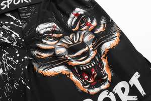 Pantalones cortos MMA hechos a medida al mejor precio, cómodos con decoración de patrón de características elásticas para gimnasio y correr - Product Image 6