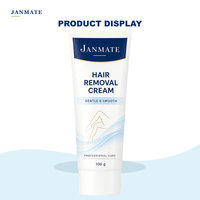 Crema Depilatoria Suave para Piel Sensible, Crema Depilatoria Corporal con Aloe Vera Orgánico