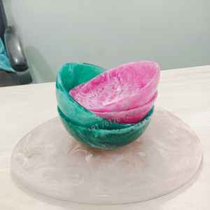 Bol de service en résine de qualité supérieure bol à salade personnalisé outils de service assiettes de décoration de mariage vaisselle bols à fruits - Product Image 1