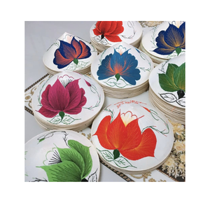 พัดลมมือถือไม้ไผ่งานแต่งงานของขวัญที่ชื่นชอบแฮนด์เมดปาล์มใบไม้ไผ่พัดลมมือถือพัดลมไม้ไผ่ธรรมชาติจากเวียดนาม - Product Image 1