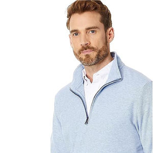 Wholesale Custom Half Zip Oversized <b>Sweatshirt</b> <b>Grey</b> Workout Hoodies <b>Sweatshirts</b> <b>Sweatshirts</b> 100% Polyester - Product Image 2