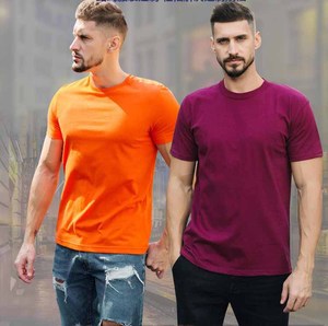 100% algodón manga corta cuello redondo hombres camiseta Tops camiseta personalizada impresión su propio diseño marca camiseta para hombres - Product Image 2
