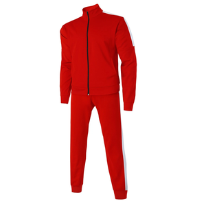 New Arrival Windproof Breathable Spring Streetwear Solid Gym Sports Wear Sets Track Suits Custom Training <b>Men</b> - Product Image 5