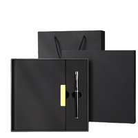 Cuaderno de Tapa Dura de Cuero Promocional A5 con Costuras Cosidas, Bolígrafo Personalizado, Juego de Regalo Empresarial, Impresión en Color CMYK