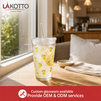 LAKOTTO Verre Commercial en Forme de V de 420 ml Idéal pour le Service de Boissons en Restaurant Fabricant de Verres Personnalisables OEM