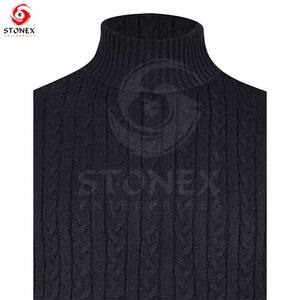 Couleurs unies Prix de gros Meilleur matériau respirant Super doux pull confortable pour hommes. - Product Image 2