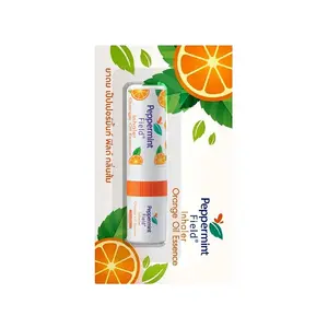 Peppermint Campo Laranja Óleo Essência Inalador (2cc) Portátil Herbal Aroma 2-em-1 Tailândia Original Atacado Aromaterapia Mentol