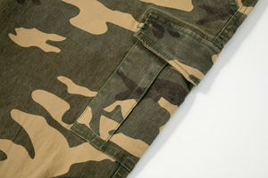 กางเกงคาร์โก้สำหรับผู้ชายกางเกงคาร์โก้สีทึบ - Product Image 3