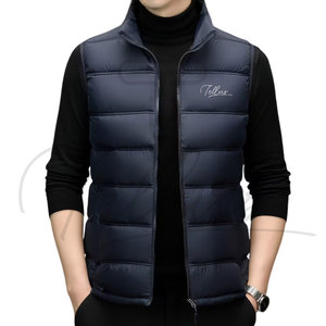 Chaleco Acolchado Transpirable para Hombre, Color Sólido, Informal, para Invierno 2026, con Capucha, Ropa de Calle, Nuevo Estilo, Cortavientos, para Adultos - Product Image 2