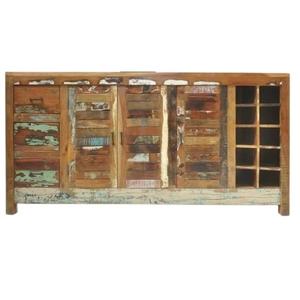 Mesa auxiliar de madera reciclada moderna, muebles elegantes para comedor, dormitorio, sala de estar, entrada de hotel, almacén - Product Image 2