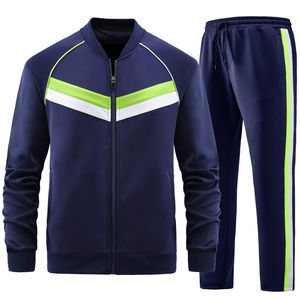 Chándal OEM para hombre Tech Fleece con cremallera logotipo personalizado 100% algodón patrón sólido para el invierno Jogging liso chándal en blanco para hombre - Product Image 2