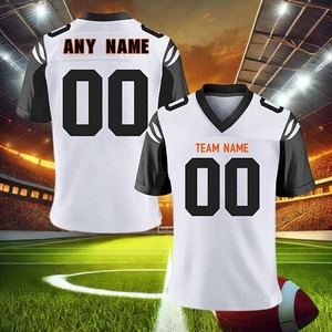 เสื้อฟุตบอลอเมริกันแบบกำหนดเองเสื้อฟุตบอลสีม่วงสำหรับผู้ชายผู้หญิงเยาวชนเด็กพิมพ์ชื่อทีมของขวัญตามสั่ง - Product Image 2