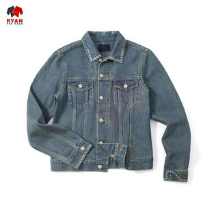 <b>Men's</b> <b>Denim</b> Jacket Casual Wear Premium Fabric Custom Logo OEM and ODM Services Are Available Custom Colour - Product Image 1