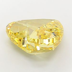 แหวนหมั้นสุดหรูระดับไฮเอนด์16.88 CT หัวใจสีสดใสสีเหลืองสดใสสำหรับห้องปฏิบัติการที่ปลูกด้วยเพชร VS1ความคมชัดของโครงการแหวนหมั้นระดับไฮเอนด์ที่ผ่านการรับรอง - Product Image 2