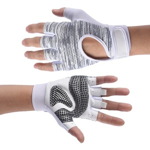 Guantes de fitness de medio dedo personalizados de alta calidad para mujer, el mejor precio para entrenamiento y uso en el gimnasio, calidad duradera - Product Image 5