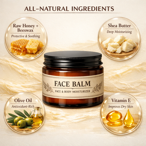 Bálsamo Facial Hidratante Natural de Marca Privada OEM/ODM Enriquecido con Miel, Cera de Abejas, Vitamina C, Fórmula Nutritiva Vegana y Libre de Crueldad - Product Image 2