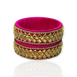 Ensemble de bracelets en perles de fil de qualité supérieure plaqués or rose très vendus, tendance, à porter pour les fêtes, bracelets empilables à prix de gros - Product Image 3