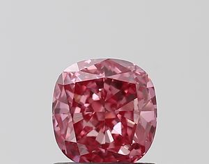 IGI Fancy Vivid Pink Loose Cushion Shape Diamants cultivés en laboratoire 1.15 carats Lab Diamond VS2 pour bague de fiançailles ou fabrication de bijoux - Product Image 1