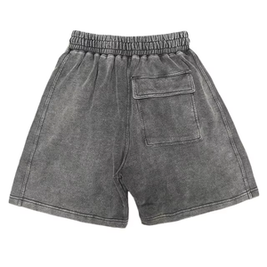 กางเกงขาสั้นผ้าฝ้ายสำหรับผู้ชายกางเกงขาสั้นซักได้ระบายอากาศใส่สบายโลโก้ได้ตามต้องการ - Product Image 2