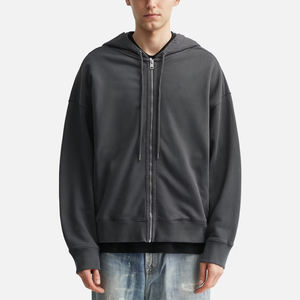 Sudadera con Capucha y Cremallera para Hombre, Gruesa, de Forro Polar, Corte Regular, con Bolsillo, Ropa de Invierno, Estilo Urbano, Deportivo, Elegante y Cómodo - Product Image 5