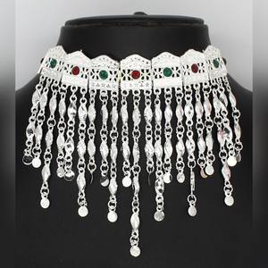 Artasha-Juego de collar y pendientes de diseño islámico Ramadán, joyería especial chapada en oro de Dubái - Product Image 2