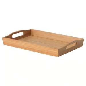 Wholesale High Quality Designer Wooden <b>Tray</b> <b>with</b> <b>Handle</b> Top Selling Eco-Friendly Serving <b>Tray</b> Customized Square Shape Packaging - Product Image 3