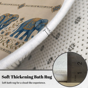 Custom Printed Non-Slip <b>Bathroom</b> <b>Bathroom</b> Rug <b>Set</b> for <b>Bathroom</b> Non-Slip Shower Curtain Bath <b>Mat</b> - Product Image 2