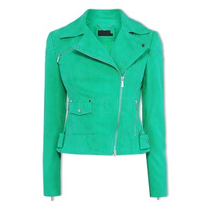 Vestes en cuir de mouton véritable personnalisées pour les femmes, manteaux d'hiver chauds avec doublure en fausse fourrure, fournisseur de luxe - Product Image 3