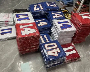 Camiseta de fútbol americano hecha a medida cosida para jóvenes Tom Brady Navy <span class=keywords><strong>Michigan</strong></span> Wolverines Tom Brady camiseta de fútbol americano - Product Image 4