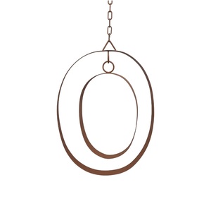 Nuevo diseño, artículo colgante decorativo de hierro, acabado plateado para Navidad, decorativo, hecho a mano, venta al por mayor a granel - Product Image 1