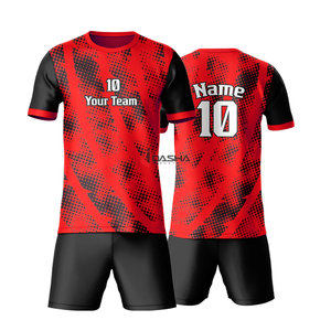 Conjunto de ropa de fútbol de color personalizado de alta calidad, uniformes personalizados para jóvenes y adultos, camiseta de equipo para hombres - Product Image 6