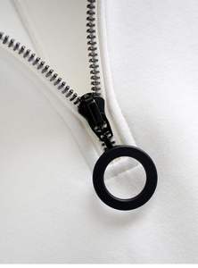 Sweat-shirt à capuche hip-hop unisexe de couleur unie à col rond déchiré pour hommes et femmes - Product Image 6