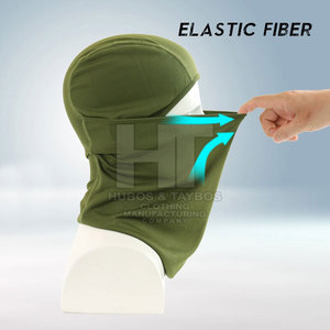 Balaclava en coton léger et écologique avec logo personnalisé, style personnage, pour hommes - Meilleure vente pour une utilisation en extérieur - Product Image 3