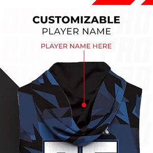 Atractiva Camiseta Deportiva con Capucha para Fútbol 7v7, Ropa Deportiva de Flag Football, Nombre y Número Impresos Personalizados, Camiseta Unisex de Alto Rendimiento para Hombre y Mujer - Product Image 4
