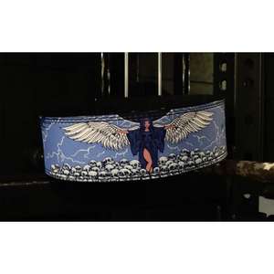 Nuevo cinturón de hebilla de palanca de levantamiento de pesas de cuero de gamuza 4 "de ancho cinturón de cuero hecho a mano gimnasio Fitness cinturón de palanca de elevación de energía - Product Image 4