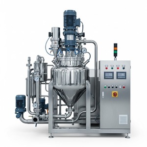 เครื่องผสมอิมัลซิไฟเออร์สูญญากาศแรงเฉือนสูงความจุ500L AC มอเตอร์โลชั่นครีมอาหารครีมเจลครีมสแตนเลสที่มีประสิทธิภาพ - Product Image 5