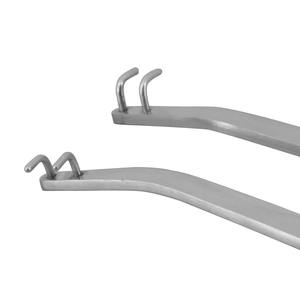 Écarteur de spéculum ophtalmologique de qualité supérieure ALM Écarteur de dents 4x4 émoussé de 3 pouces Instruments en acier à retenue automatique - Product Image 6