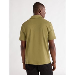 M-5XL été hommes polos homme glace soie à manches courtes t-shirt mâle Cool et respirant affaires décontracté haut absorbant la sueur - Product Image 5