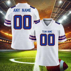 Camiseta de fútbol americano juvenil ligera, tela de secado rápido, sublimación completa, uniforme de fútbol americano personalizado - Product Image 5