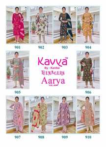 Venta al por mayor de ropa de fiesta india y pakistaní impresa Kurti Bottom Dupatta Catálogo con cápsulas de papel de aluminio con descuentos disponibles - Product Image 6