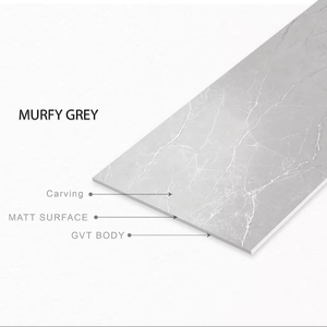 Azulejos de Porcelana Mate Antideslizantes MURPHY GREY 600x1200mm, Sólidos, Antibacterianos, Resistentes al Desgaste, Estilo Europeo Moderno para Interiores - Product Image 1